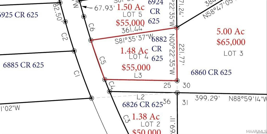 LOT 4 BLK B COUNTY ROAD 625, NEW BROCKTON, AL 36351, photo 1 of 6